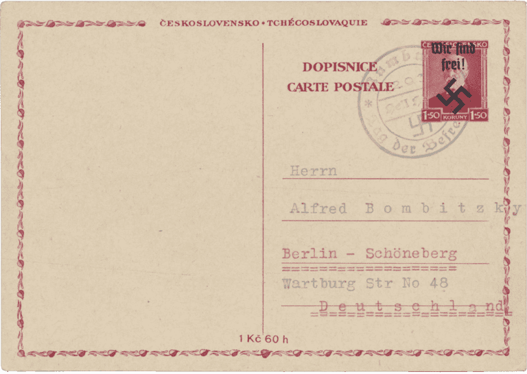 Rumburk mailing cards | Sudetenland | Sudety | German Occupation | Rumburg 1938 | Sudeten Crisis | Mi. P11