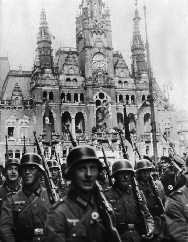 Reichenberg | Liberec | Sudetenland | německá vojska v Liberci 1938
